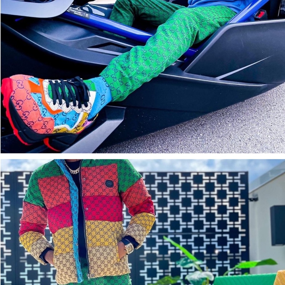 Gucci, luxurious multicolored men’s gym shoes, a rare find They’re sold out! - Picture 3 of 8